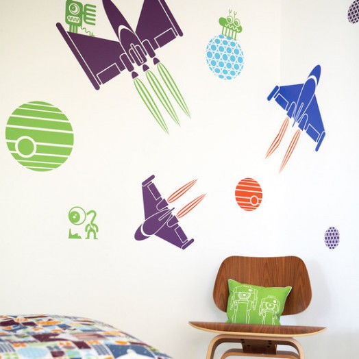 adhesivos decorativos de pared para niños